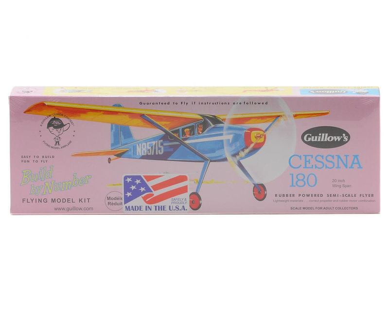 Guillow Cessna 180 Rubber Powered Semi-Scale Flyer #601