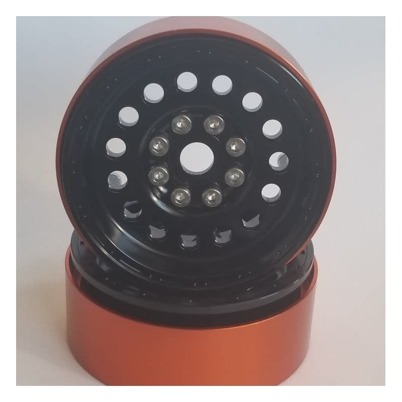 #KNKW90506  Team KNK 1.9 Titan 2 Beadlock Wheels (Black)