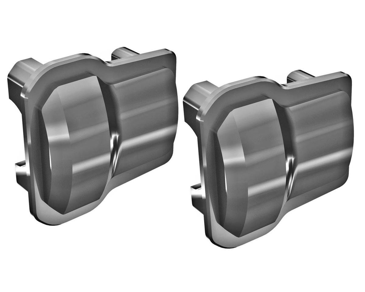 #9787-GRAY Traxxas Aluminum Axle Cover (Grey) (2) (TRX-4M)