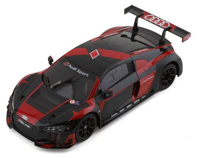 Kyosho MR-03 RWD Mini-Z ReadySet w/Audi R8 2016 LMS Body &amp; KT-531P 2.4GHz Radio (Black/Red) #32344BKR