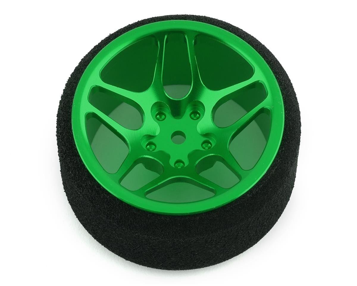 R-Design Sanwa M17/MT-44 Ultrawide 10 Spoke Transmitter Steering Wheel (Green) #RDD4914