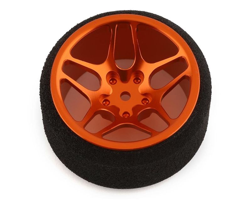 R-Design Sanwa M17/MT-44 Ultrawide 10-Spoke Transmitter Steering Wheel (Orange) #RDD4915