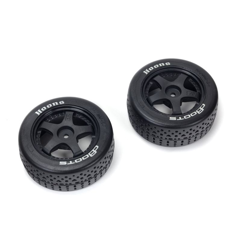 #ARA550095  Arrma DBoots Hoons 35/085 2.4 Belted 5-Spoke Pre-Mounted Tires (2) (White) w/14mm Hex