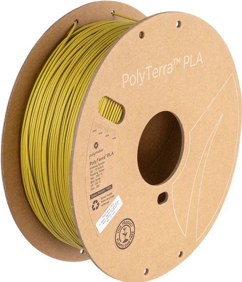 #PM70958  Polymaker PolyTerra™ PLA (1kg) (1.75mm, Army Light Green)