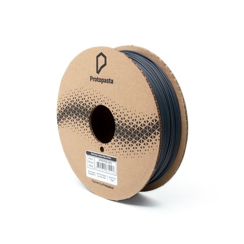 Protopasta Dark Gray Carbon Fiber Composite HTPLA #HTP21705-CFD