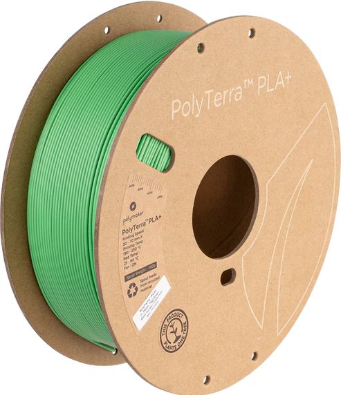 #PM70950  Polymaker PolyTerra™ PLA+ (1kg) (1.75mm, Green)