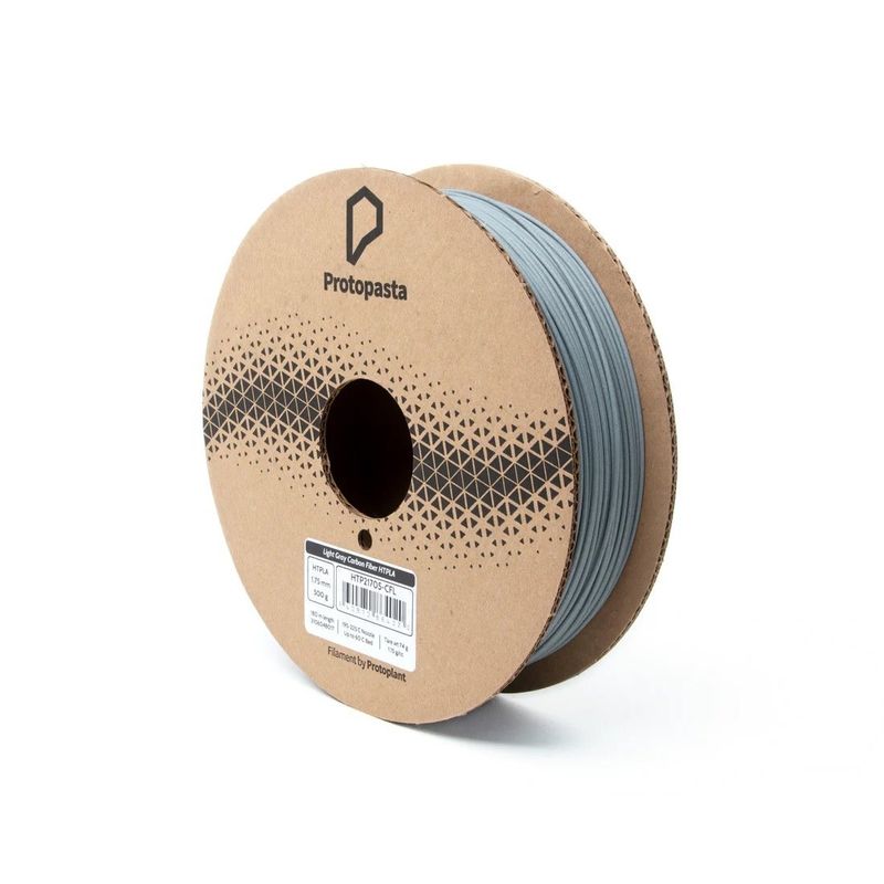 Protopasta Light Gray Carbon Fiber Composite HTPLA #HTP21705-CFL