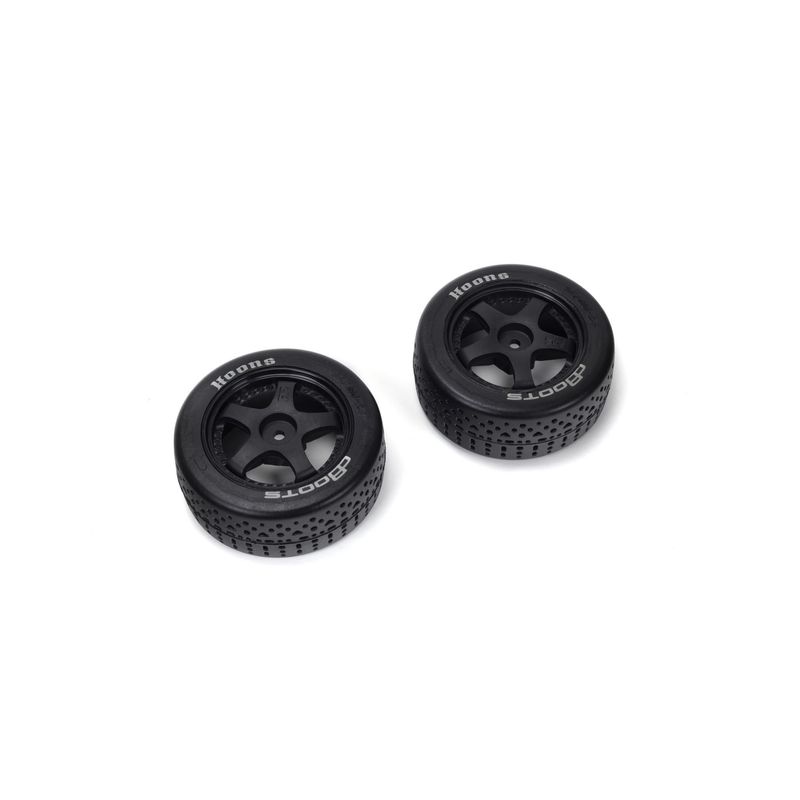#ARA550096  Arrma DBoots Hoons 35/085 2.4 Belted 5-Spoke Pre-Mounted Tires (2) (Silver) w/14mm Hex