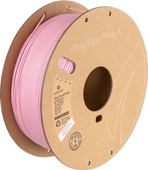 #PM70908  Polymaker PolyTerra™ PLA (1kg) (1.75mm, Sakura Pink)