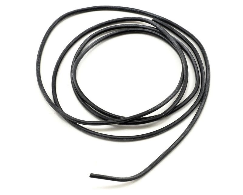 #PTK-5609 ProTek RC Silicone Hookup Wire (Black) (1 Meter) (20AWG)