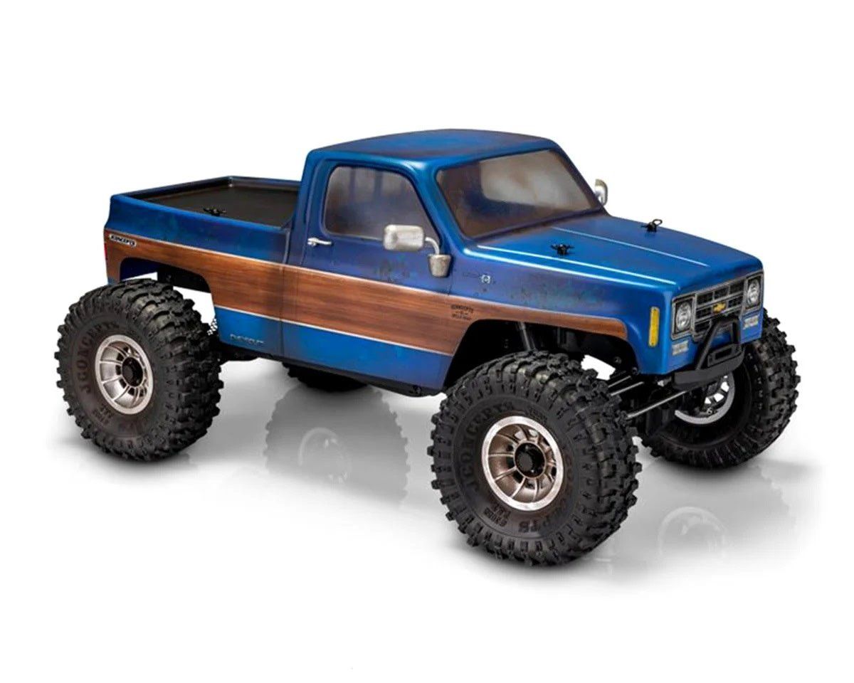 #0465 JConcepts Tucked 1978 Chevy K10 Rock Crawler "Pre-Trimmed" Body (Clear) (12.3")