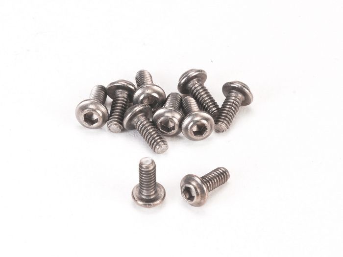 PN Racing M2x5 Titanium UFO Head Hex Machine Screw (10pcs) #700925