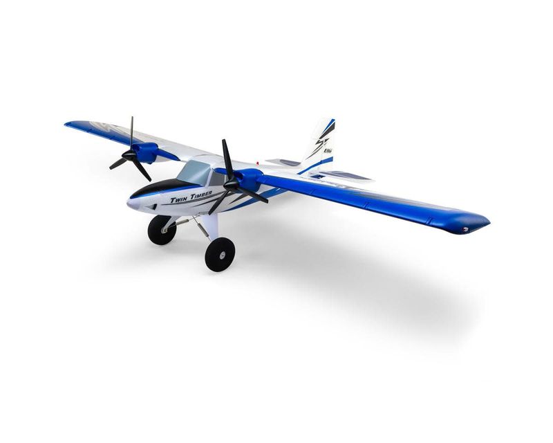 #EFL23850 E-flite Twin Timber 1.6m BNF Basic Electric Airplane w/AS3X &amp; Safe Select