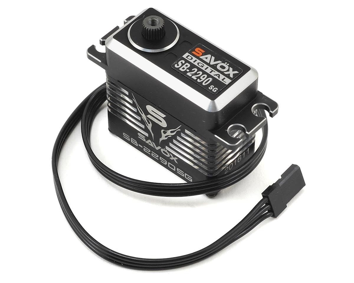 #SB2290SG  Savox Black Edition Monster Torque Brushless Steel Gear Servo (High Voltage)