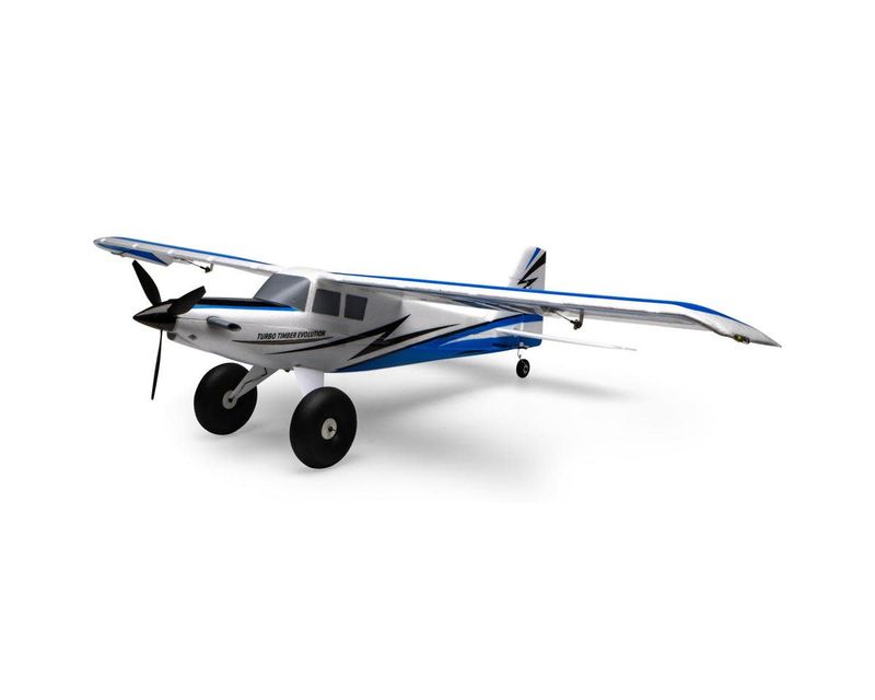 #EFLU8950 E-flite UMX Turbo Timber Evolution BNF Basic Electric Airplane (700mm) w/AS3X &amp; SAFE Select