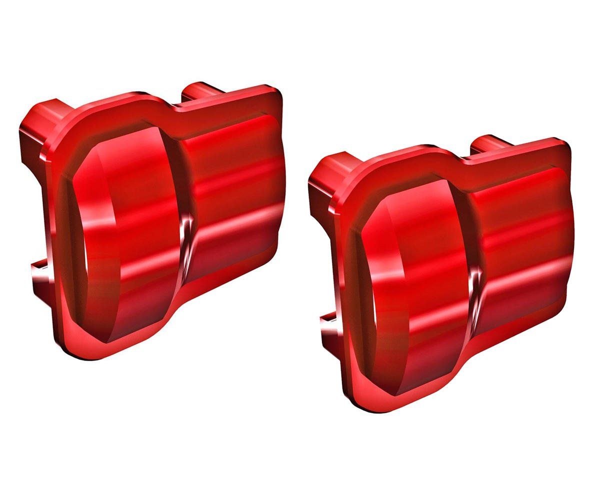 #9787-RED Traxxas Aluminum Axle Cover (Red) (2) (TRX-4M)