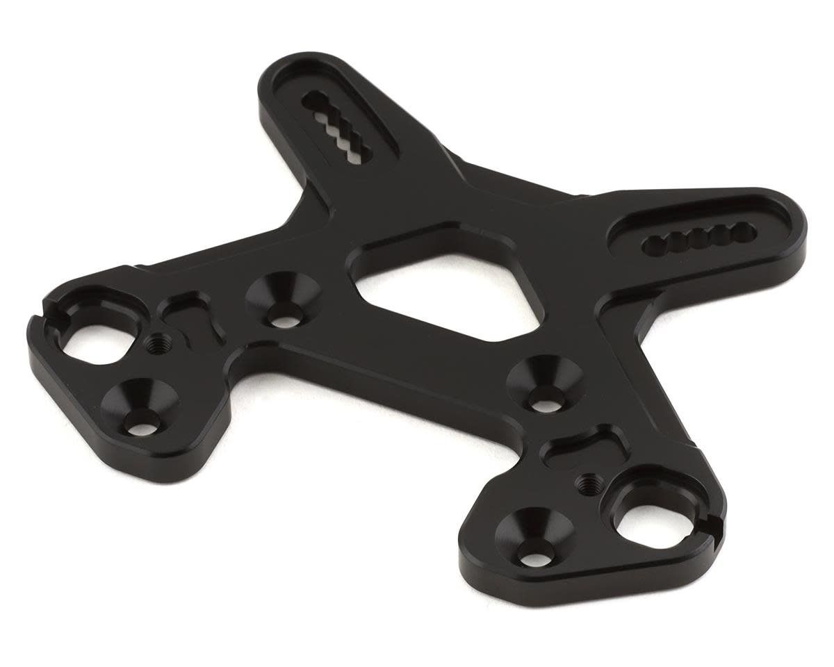 Team Associated RC8B4 Aluminum Front Shock Tower (Black) #81502