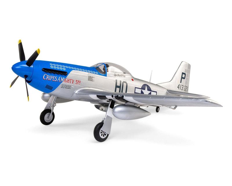 #EFL089500 E-flite P-51D Mustang "Cripes A'Mighty 3rd" Bind-N-Fly Basic Electric Airplane w/Smart ESC, AS3X &amp; SAFE (1200mm)