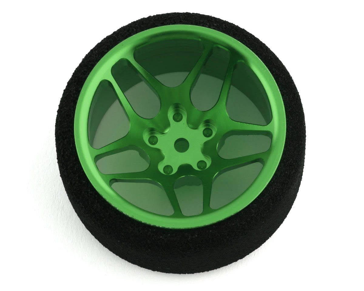 R-Design Sanwa M12/Flysky NB4 10-Spoke Ultrawide Steering Wheel (Green) #RDD7214