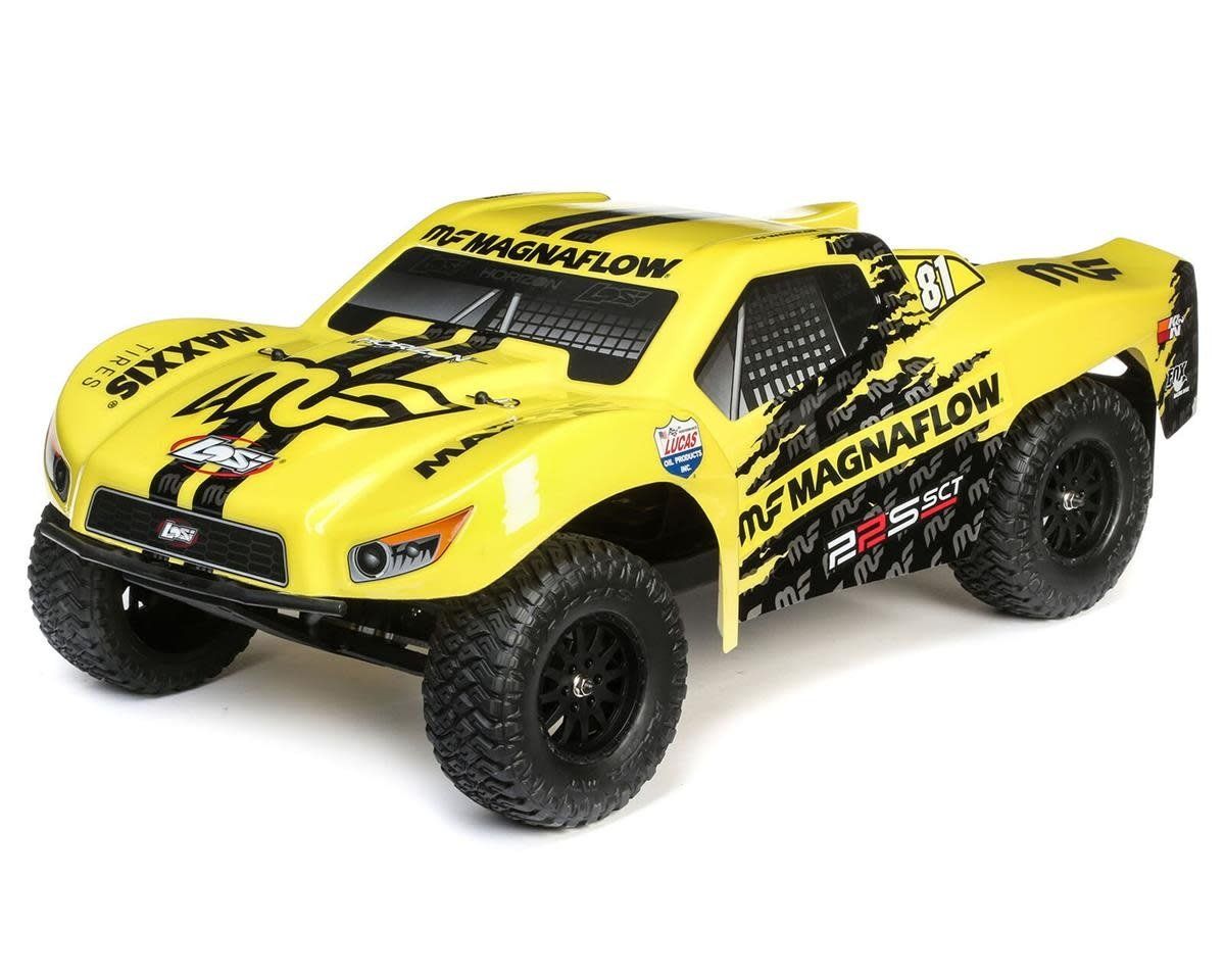 #LOS03022T1  Losi 22S SCT 1/10 RTR 2WD Brushed Short Course Truck (Magnaflow) w/2.4GHz Radio