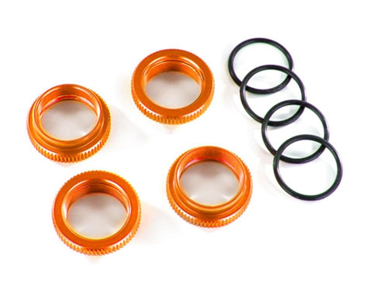 Traxxas GT-Maxx Aluminum Spring Retainer (Orange) (4) #8968A