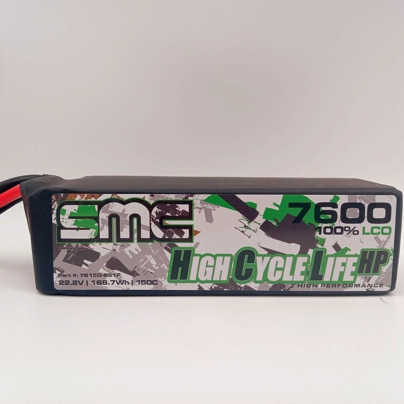 #76150-6S1P-SC5  SMC HCL-HP 22.2V 7600mAh 150C