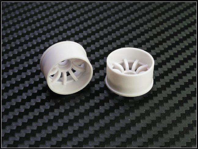 PN Racing Mini-Z 2WD Machine Cut 10-Spoke Rear Wheel R3 (White) #210WR3