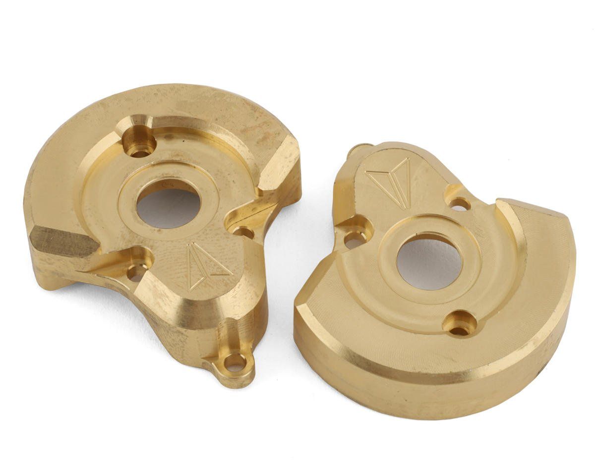 #VPS08651 Vanquish Products F10 Brass Rear Portal Cover Weights (2) (64.5g)