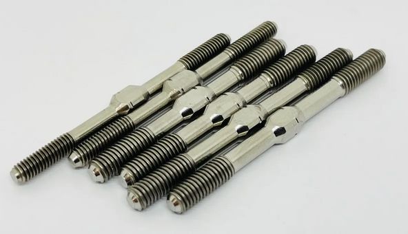 Klinik RC Titanium XD Turnbuckle Set Tekno EB410.2 3.5mm w/Drill Bit #KRC-EB410TB