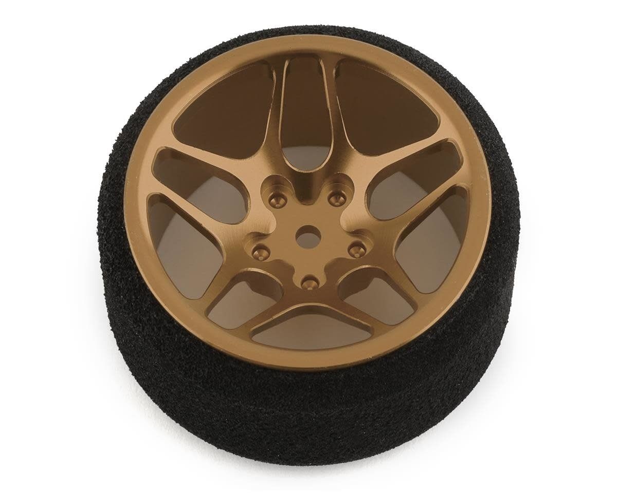 R-Design Sanwa M17/MT-44 Ultrawide 10-Spoke Transmitter Steering Wheel (Gold) #RDD4919