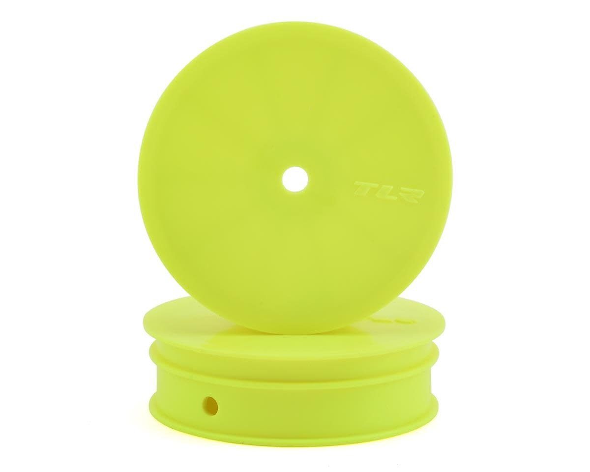 Team Losi Racing Stiffezel Narrow Front 2WD Buggy Wheels w/12mm Hex (Yellow) (2) (22 5.0) #TLR43020