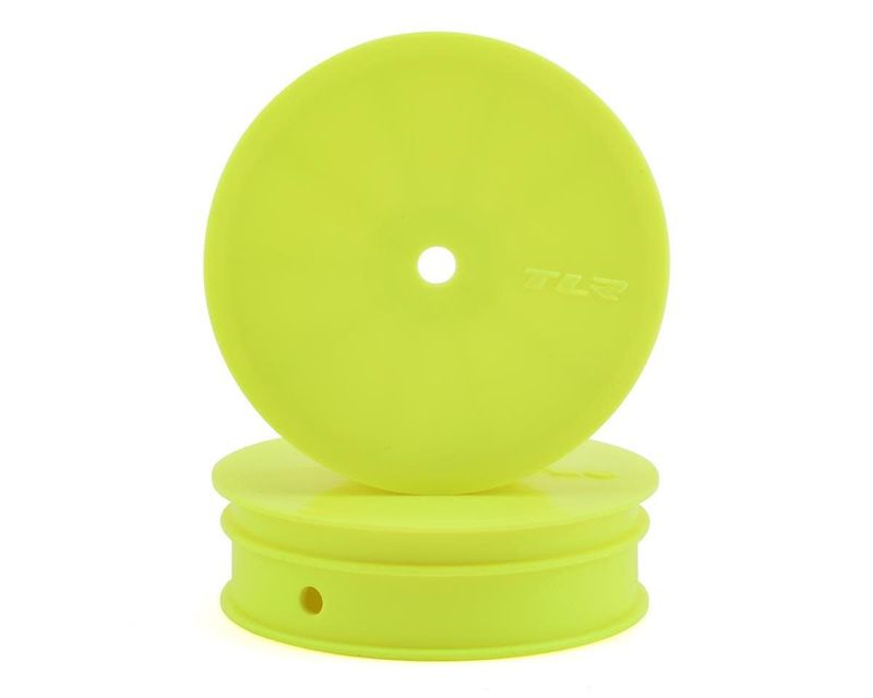 Team Losi Racing Stiffezel Narrow Front 2WD Buggy Wheels w/12mm Hex (Yellow) (2) (22 5.0) #TLR43020