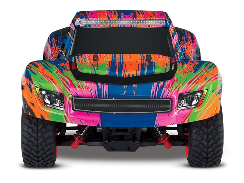 #76064-5 Traxxas LaTrax Desert Prerunner 1/18 4WD RTR Short Course Truck (Color Burst) w/2.4GHz Radio, Battery &amp; AC Charger