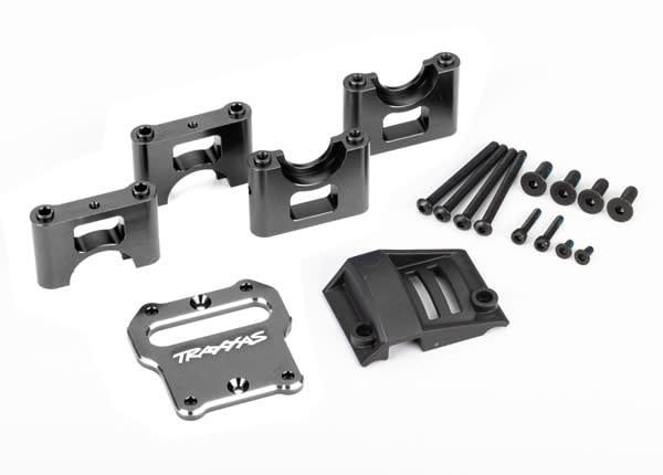 #9584A Traxxas Sledge Center Differential Carrier Mount (Dark Titanium Anodized)