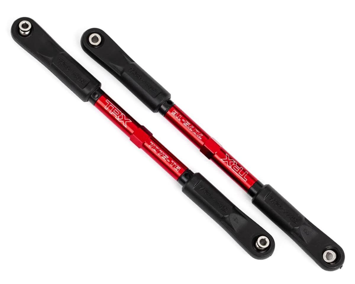 Traxxas Sledge Aluminum Rear Camber Link Tubes (Red) (2) #9548R
