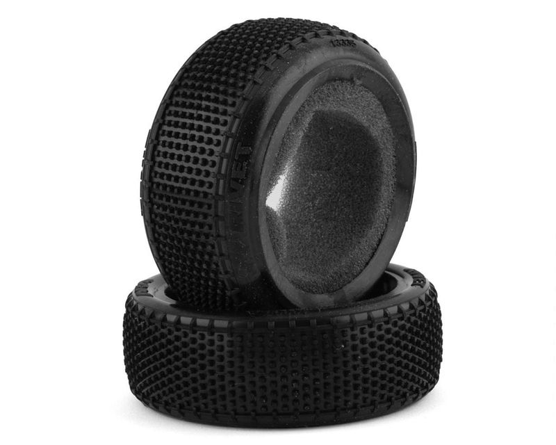 AKA Racing 1/10 Rivet Soft Carpet 4WD Front 2.2" Off-Road Buggy Tires (2) #13335GR
