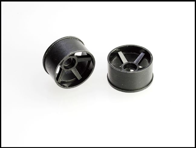 PN Racing Mini-Z 2WD Machine Cut 5-Spoke Rear Wheel R0 Black #205BR0