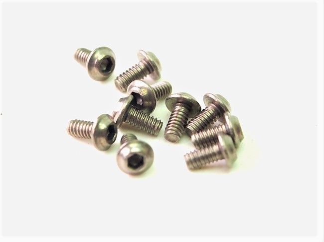 PN Racing M2x4 Titanium UFO Head Hex Machine Screw (10pcs) #700924