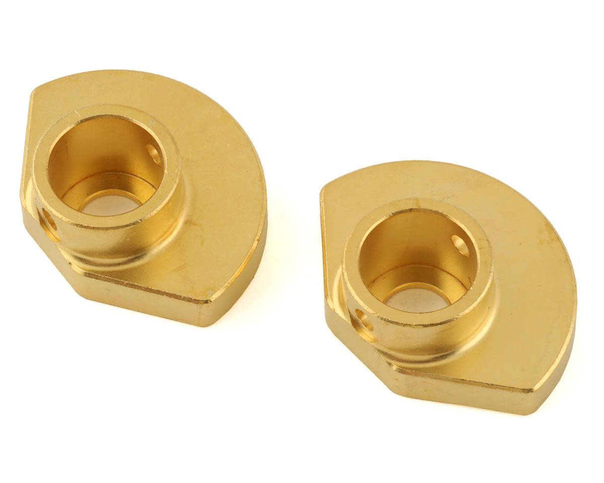 #AXI332009 Axial SCX10 Pro Comp Crawler Brass Rear Axle Tube Caps (2) (30g)