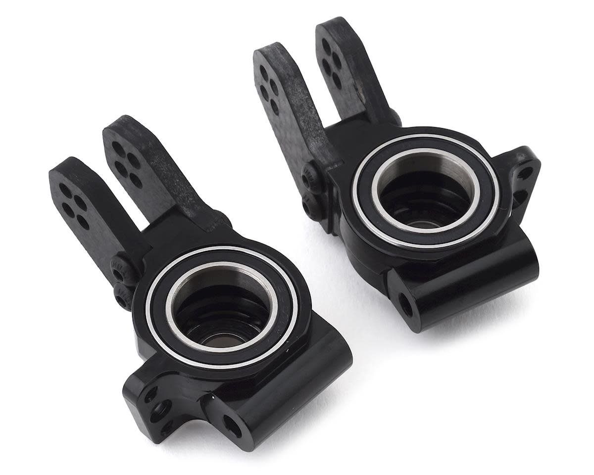 #AON22MA01 Hot Racing Arrma 6S Aluminum Rear Hubs w/Heavy Duty Bearings (Black) (2)