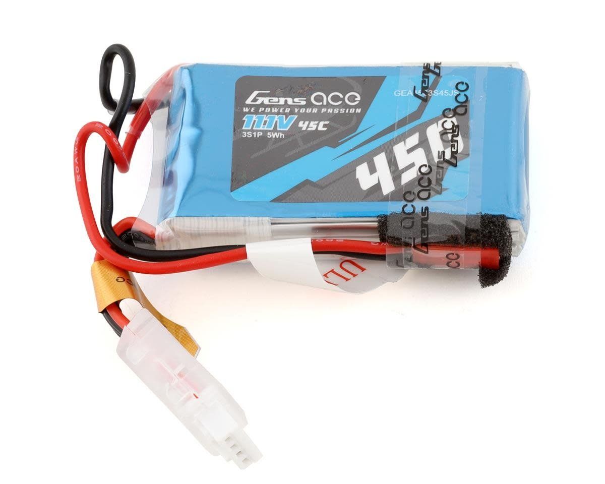 Summer Sale #GEA4503S45JS Gens Ace 3S LiPo Battery 45C (11.1V/450mAh) w/JST Connector