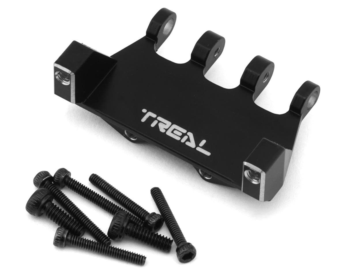 #X0038L56KD Treal Hobby Axial SCX24 Aluminum Servo Mount (Black) (EcoPower/Emax)