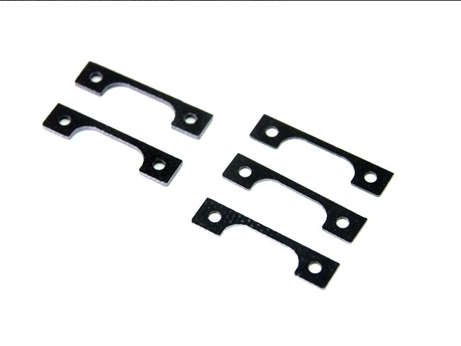 PN Racing Interchangeable Front Body Mount Spacer Kit (1.0mmx2 0.5mmx3) #BP802