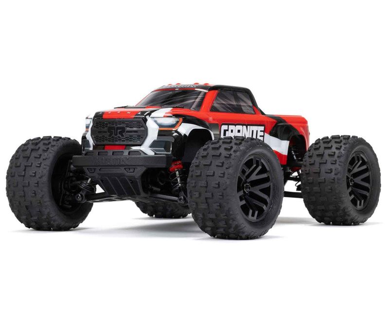 #ARA2102T2  Arrma Granite Grom MEGA 4WD 380 Brushed 1/18 Monster Truck RTR (Red) w/SLT2 2.4GHz Radio, Battery &amp; Charger