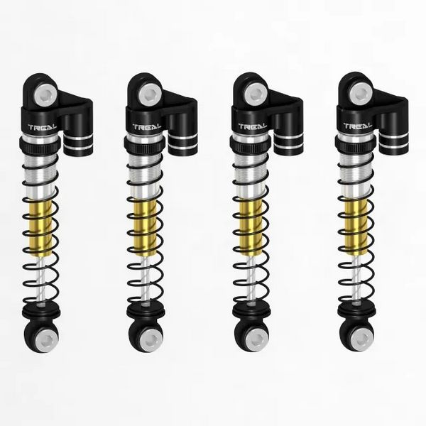 #X003E9ESTT TREAL FCX24 Power Wagon Threaded Tele Double Barrel Shocks (43mm)