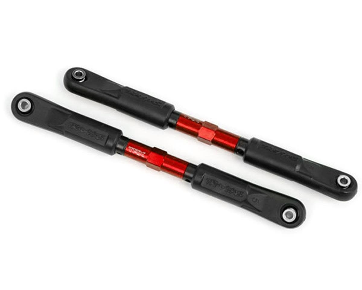 #9549R Traxxas Sledge Aluminum Toe Link Tubes (Red) (2)