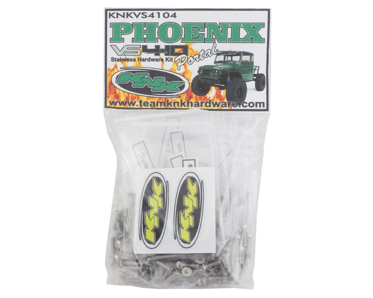 #KNKVS4104 Team KNK VS4-10 Phoenix Stainless Hardware Kit (Portal)