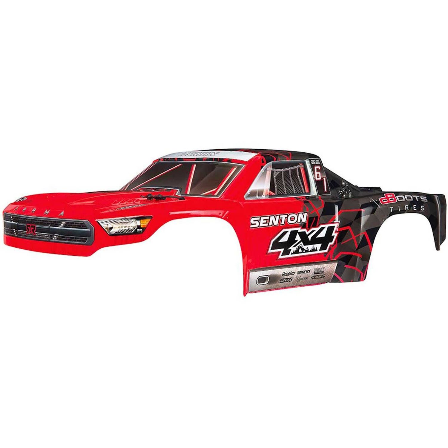 Arrma Senton 4x4 Mega Pre-Painted Body (Red) #ARA402251