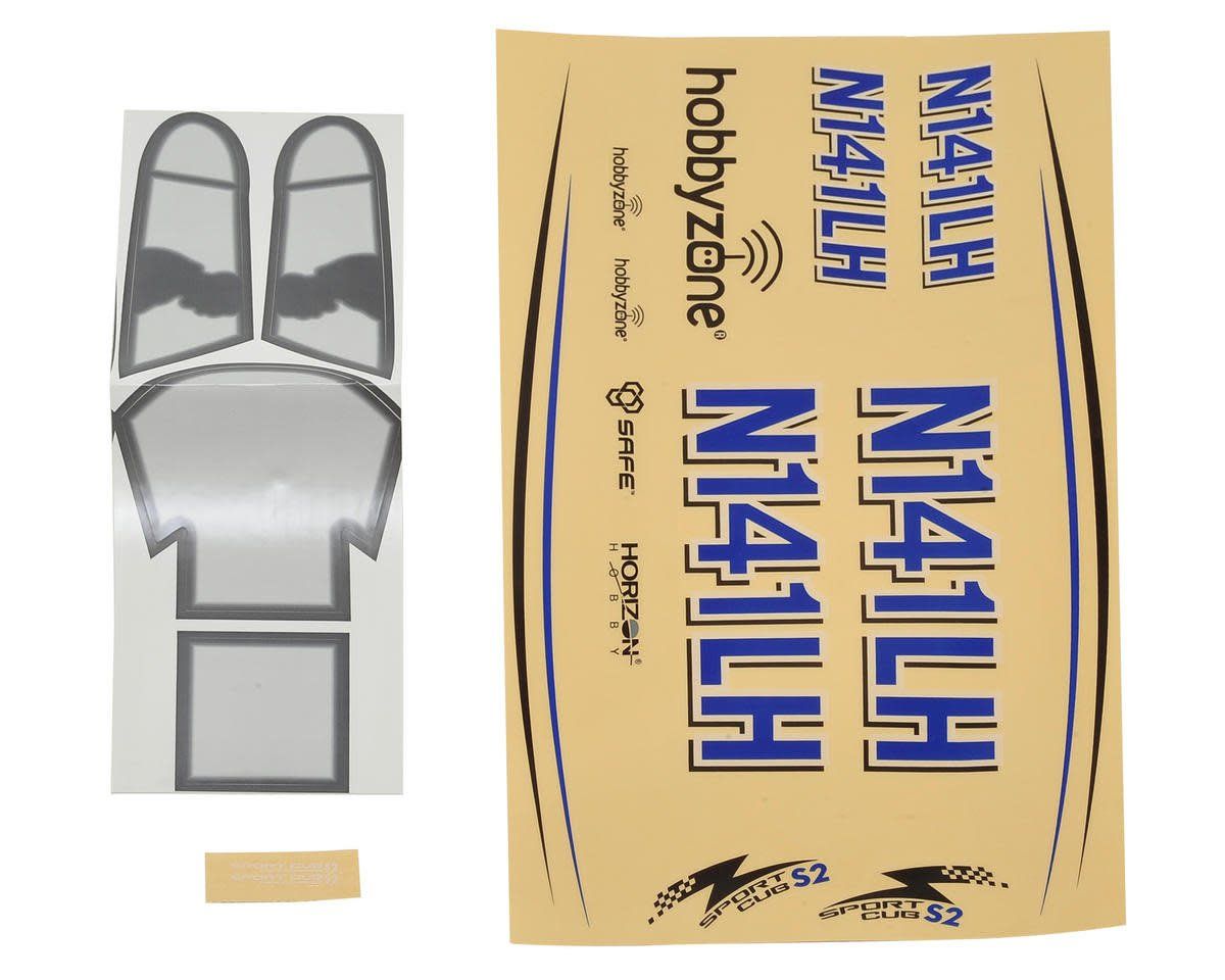 HobbyZone Sport Cub S Decal Sheet #HBZ4413