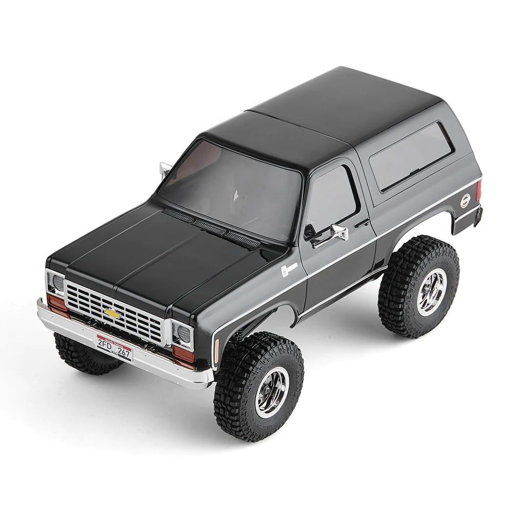 FMS 1:24 FCX24 Chevrolet K5 Blazer RTR (Black) #FMS12403RTRBK